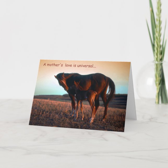 Cartão Amor de mãe (Frente)