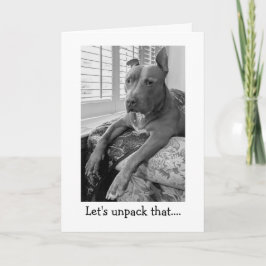 Cartão Amor de Pitbull Pensando em Você