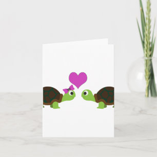 Cartão Amor de Tartaruga
