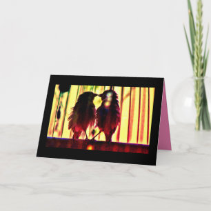 Cartão Amor de Tentilhão