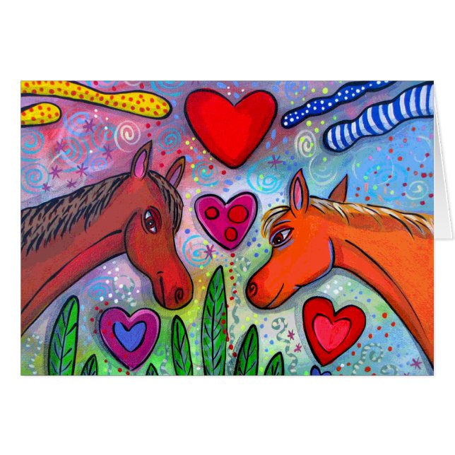 Cartão Amor do amor do amor (Frente Horizontal)
