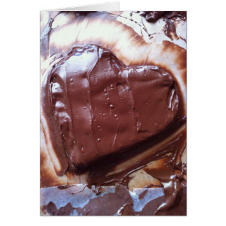 Cartão Amor do chocolate