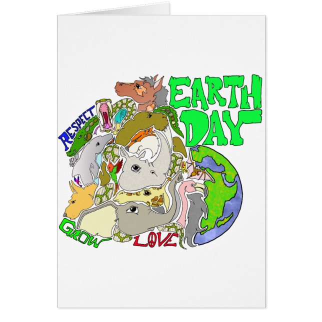 CARTÃO AMOR DO DIA DA TERRA (Frente)