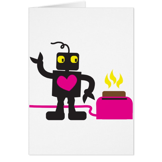 Cartão amor do torradeira (Frente)