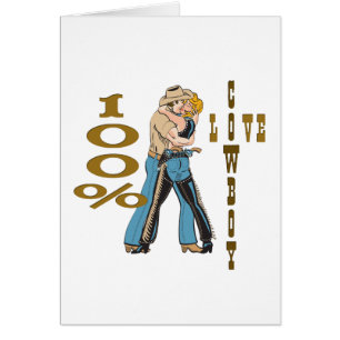 Cartão Amor do vaqueiro