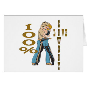 Cartão Amor do vaqueiro