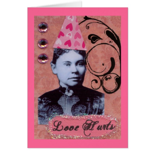 Cartão Amor dói (Frente)