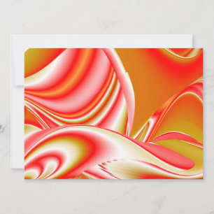 Cartão Amor e Abstrato 3D Rainbowart Dourado