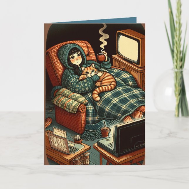 Cartão Amor e Apoio a Amigo Crônico (Frente)