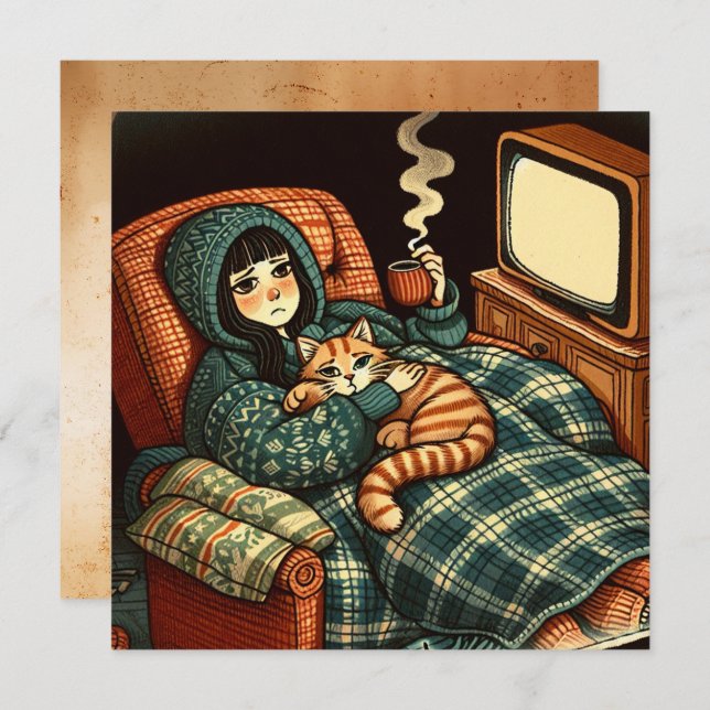 Cartão Amor e Apoio a Amigo Crônico (Frente/Verso)