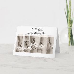CARTÃO AMOR E FELICIDADE NO CASAMENTO DA IRMÃ