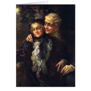 Cartão Amor e Romance Vintage, Arte Romântica Vitoriana