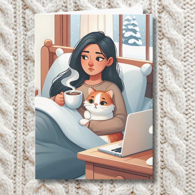 Cartão Amor e Suporte para alguém com Doença Crônica (Criador carregado)