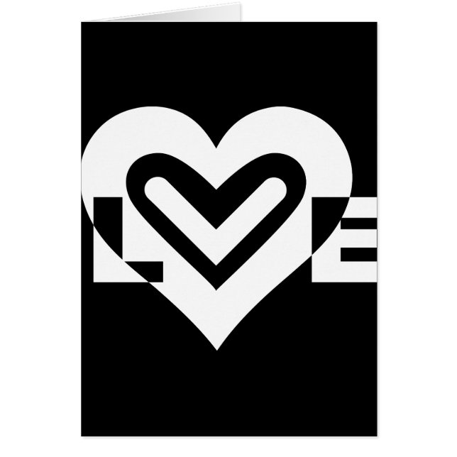 Cartão Amor em Branco (Frente)