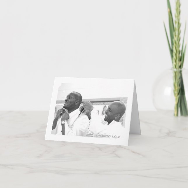 Cartão Amor fraternal (Frente)