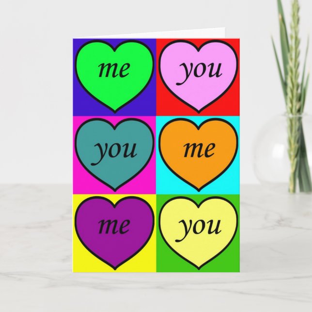 Cartão Amor grande (Frente)