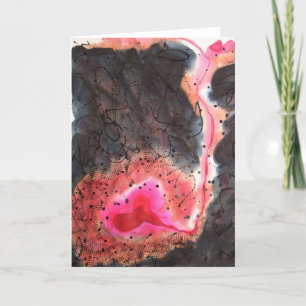 Cartão Amor Mente Sangramento Subterrâneo Notecard