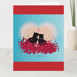 Cartão Amor Miau - Bolsa de Presente Beijo