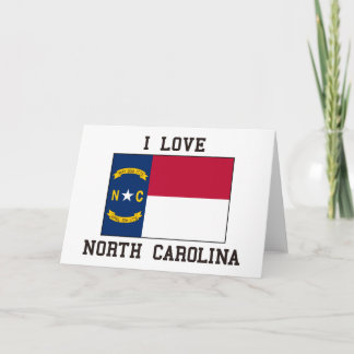 Cartão Amor North Carolina