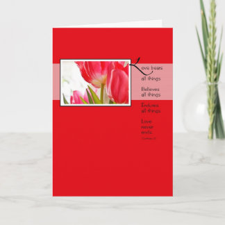 Cartão Amor Nunca Termina