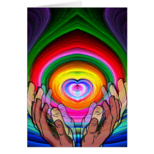 Cartão Amor, Paz e Unidade_