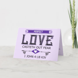 Cartão Amor perfeito