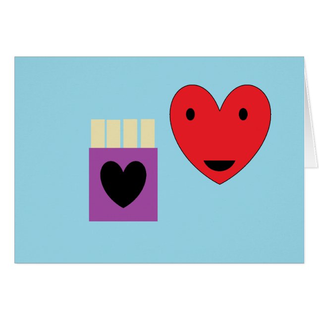 Cartão Amor por Batata Frita (Frente Horizontal)