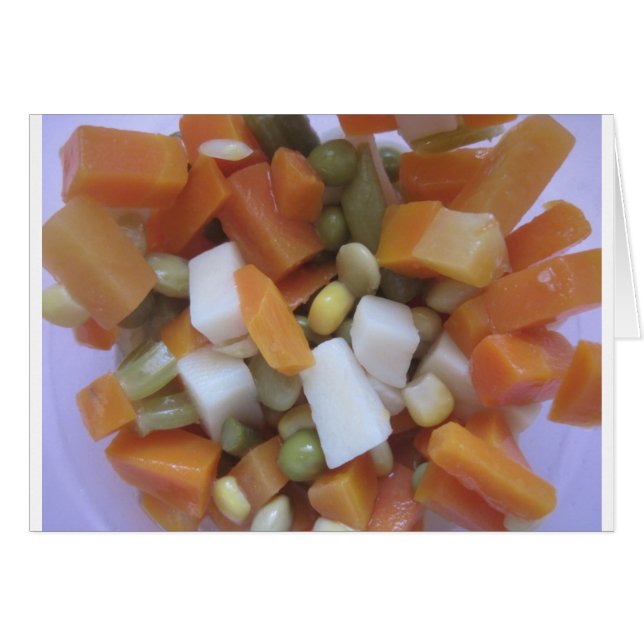 Cartão Amor Produtos Hortícolas Mistos (Frente Horizontal)