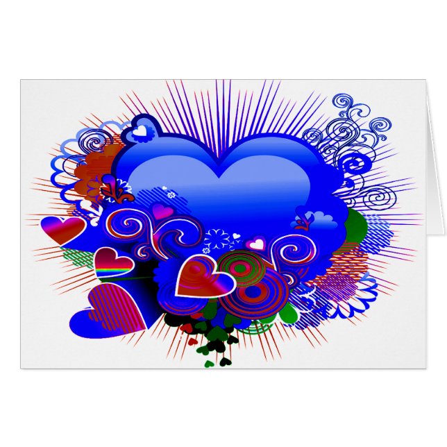 Cartão Amor/ Qualquer _Cartão de Ocasião (Frente Horizontal)