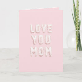 Cartão Amor Rosa Você Mãe Dia das Mães