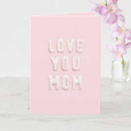 Cartão Amor Rosa Você Mãe Dia das Mães
