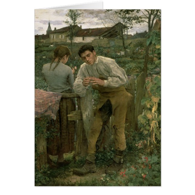 Cartão Amor rural, 1882 (Frente)