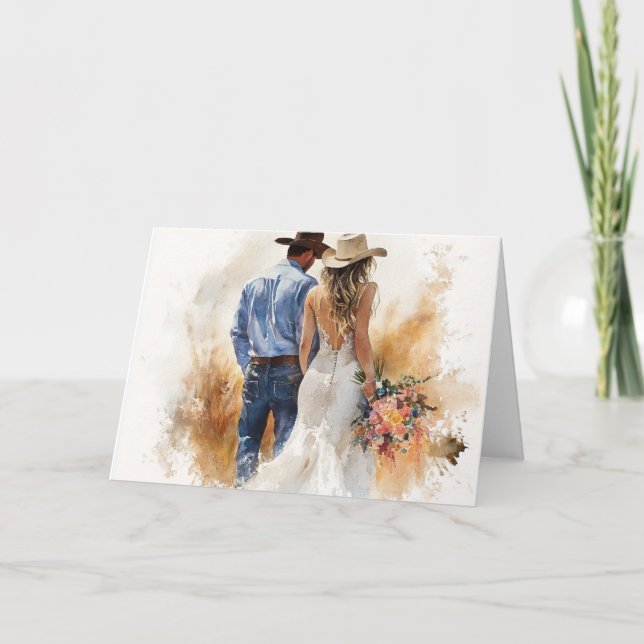 Cartão Amor tão grande quanto o céu aberto (Frente)