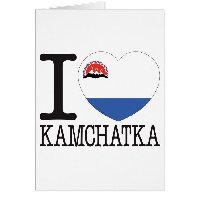 Cartão Amor v2 de Kamchatka (Frente)