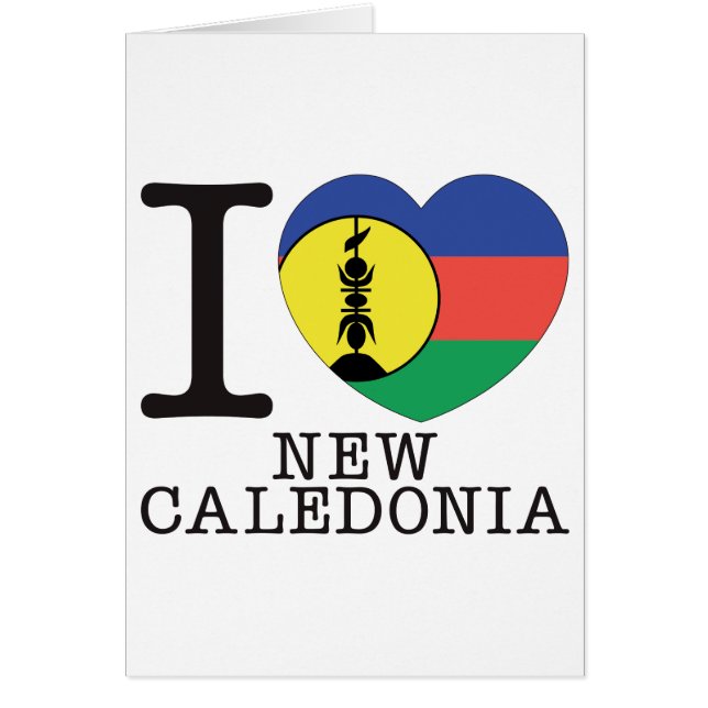 Cartão Amor v2 de Nova Caledônia (Frente)