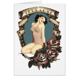 Cartão Amor verdadeiro