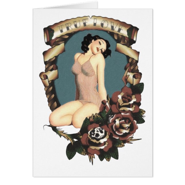 Cartão Amor verdadeiro (Frente)
