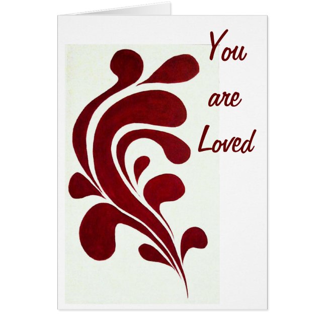 Cartão Amor vivo (Frente)