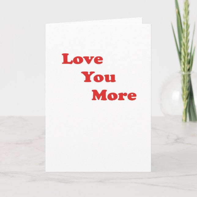 Cartão Amor Você Mais Design Minimalista  (Frente)