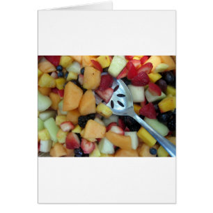 Cartão Amortecimento Colorido de Frutas