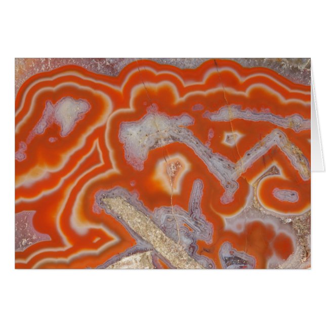 Cartão Amostra da ágata (Frente Horizontal)