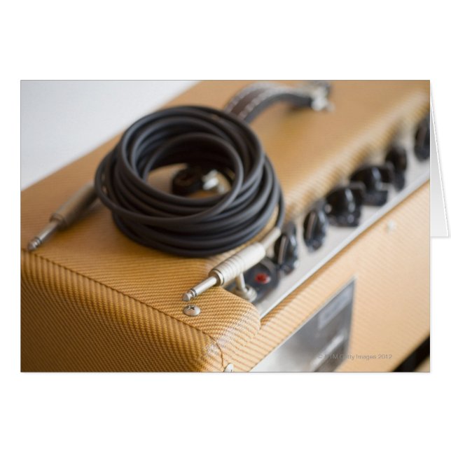 Cartão Amp e cabo (Frente Horizontal)