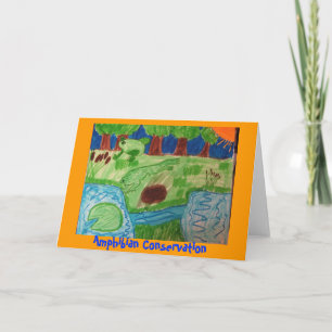 Cartão Amphibian Conservation