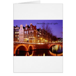 Cartão Amsterdã, Cidade das Luzes (por Rua.K.)