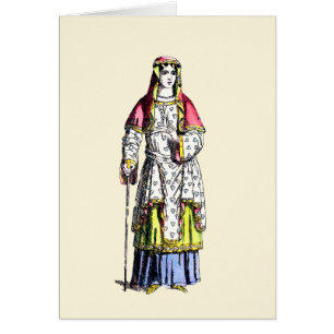 Cartão AMY ~ COSTUMES ~ 950 AD ~ Personalizado