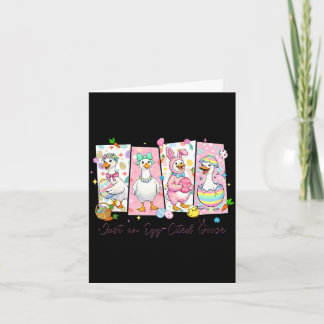 Cartão An egg cited goose funny for kids girl women
