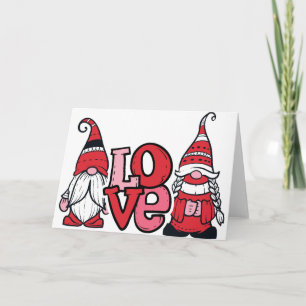 Cartão Anão Amor Branco por dentro