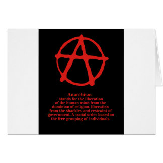 Cartão Anarquia