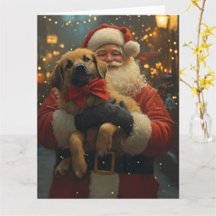 Cartão Anatólia Shepherd Santa Claus Festivo Xmas
