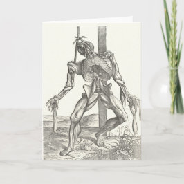 Cartão Anatomia de esqueleto do cadáver do cadáver médica